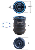 filtru combustibil KC 634D MAHLE