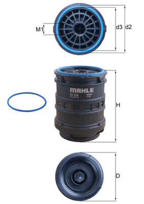filtru combustibil KC 634D MAHLE