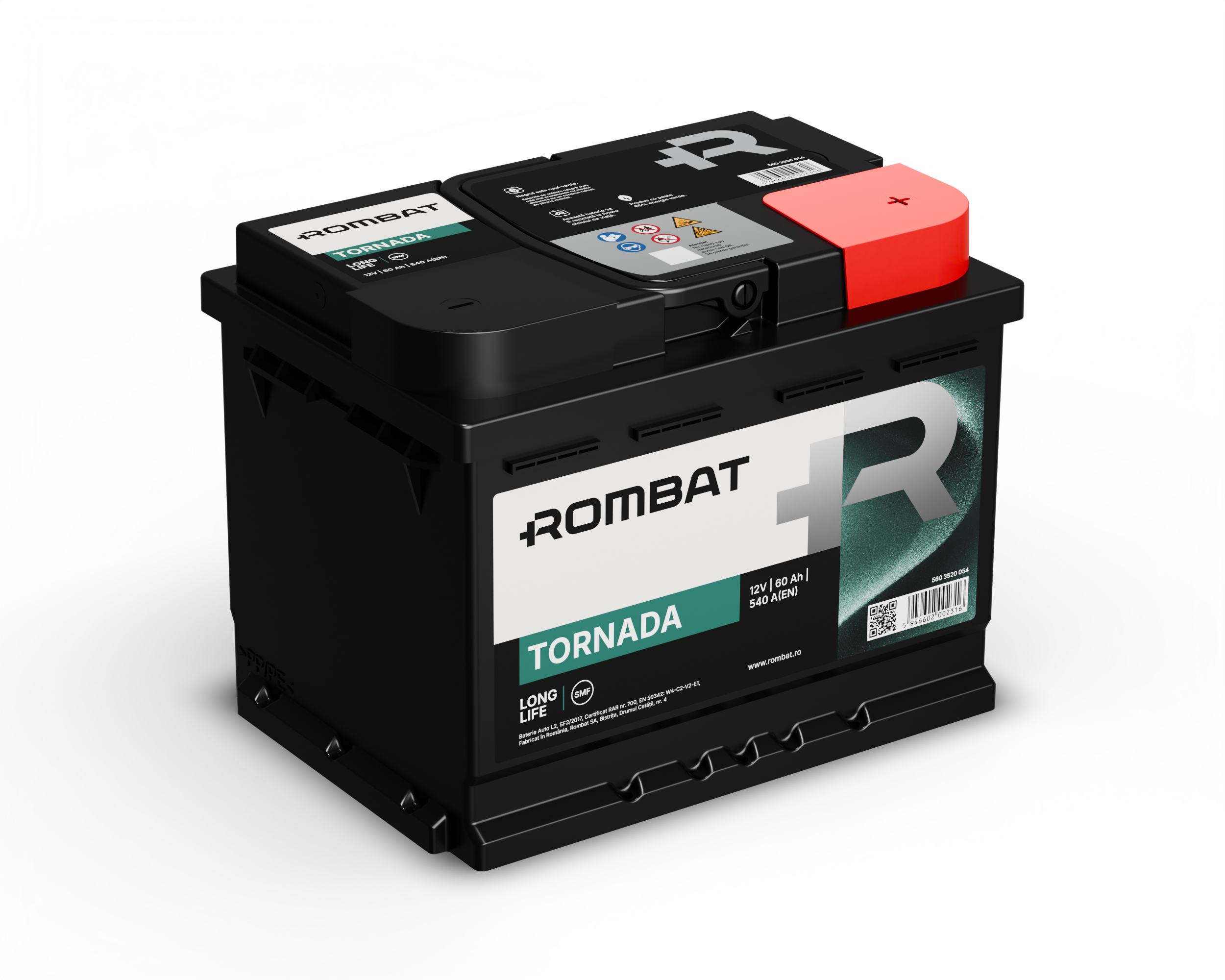Acumulator Rombat Tornada 60Ah - 12227558