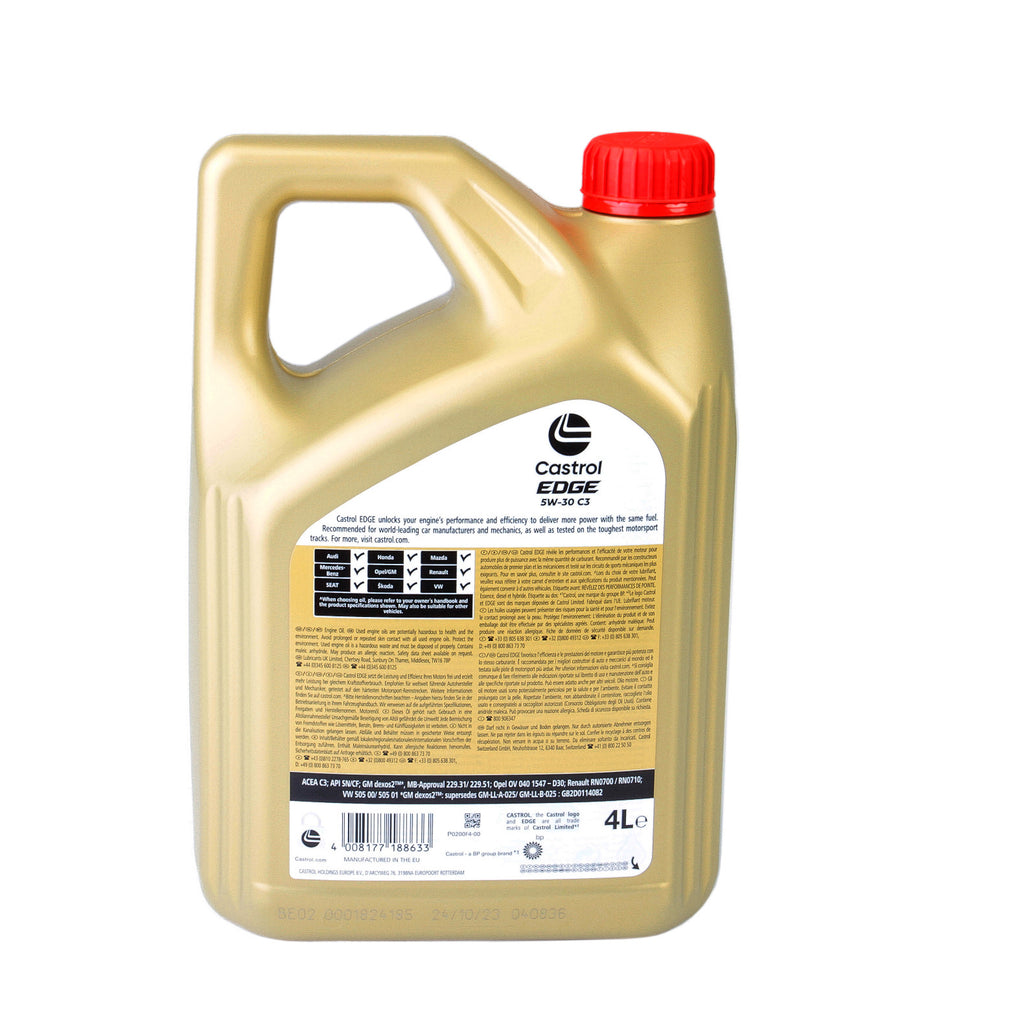 Ulei motor Castrol Edge C3 5W30 4L - 15F7ED
