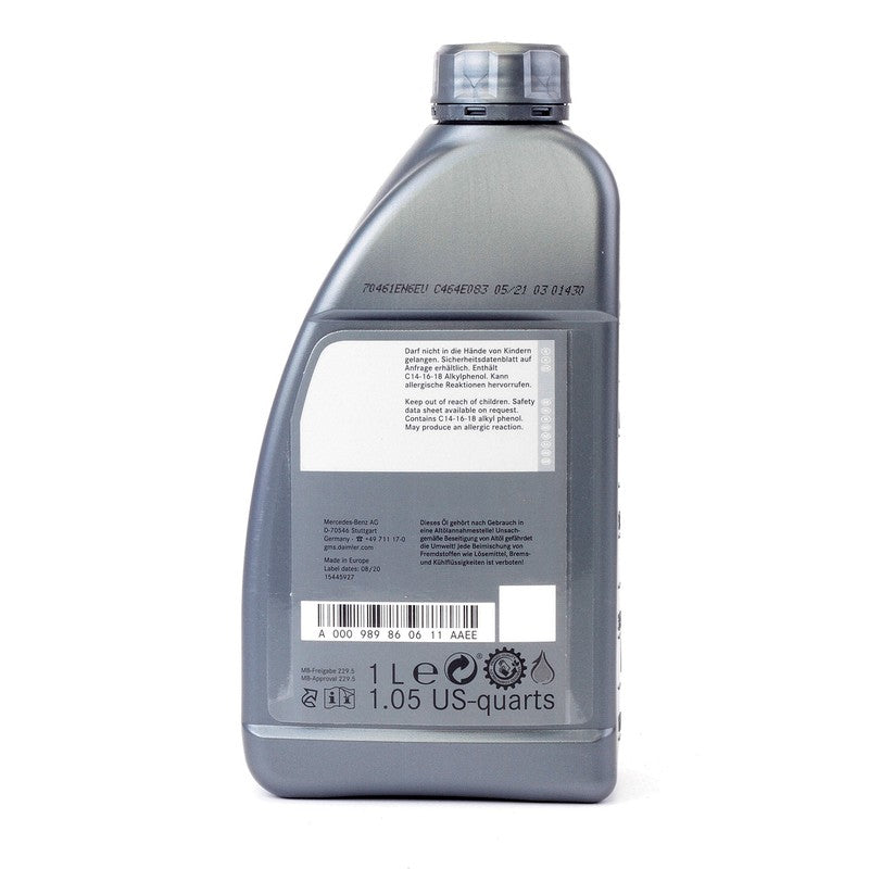 Ulei motor Mercedes 5W40 (MB 229.5) 1L - A000989860611AAEE