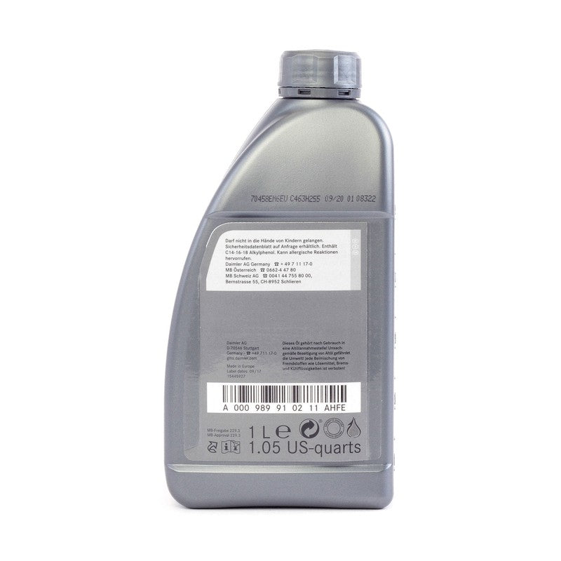 Ulei motor Mercedes 5W40 (MB 229.3) 1L - A000989850611AAEE