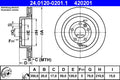 Disc frana 24.0120-0201.1 ATE