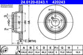 Disc frana 24.0120-0243.1 ATE