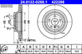 Disc frana 24.0122-0288.1 ATE