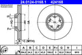 Disc frana 24.0124-0168.1 ATE
