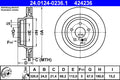 Disc frana 24.0124-0236.1 ATE