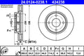 Disc frana 24.0124-0238.1 ATE