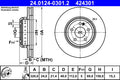 Disc frana 24.0124-0301.2 ATE
