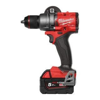 Mașină de găurit cu percuție Milwaukee M18 FPD3-502X FUEL™ , cuplu de 158 Nm, 2 acumulatori M18 B5, 1 încărcător M12-18FC, în cutie HD - 4933479860