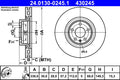 Disc frana 24.0130-0245.1 ATE