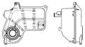Vas de expansiune, racire CRT 26 000S MAHLE