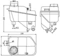 Vas de expansiune, racire CRT 202 000S MAHLE