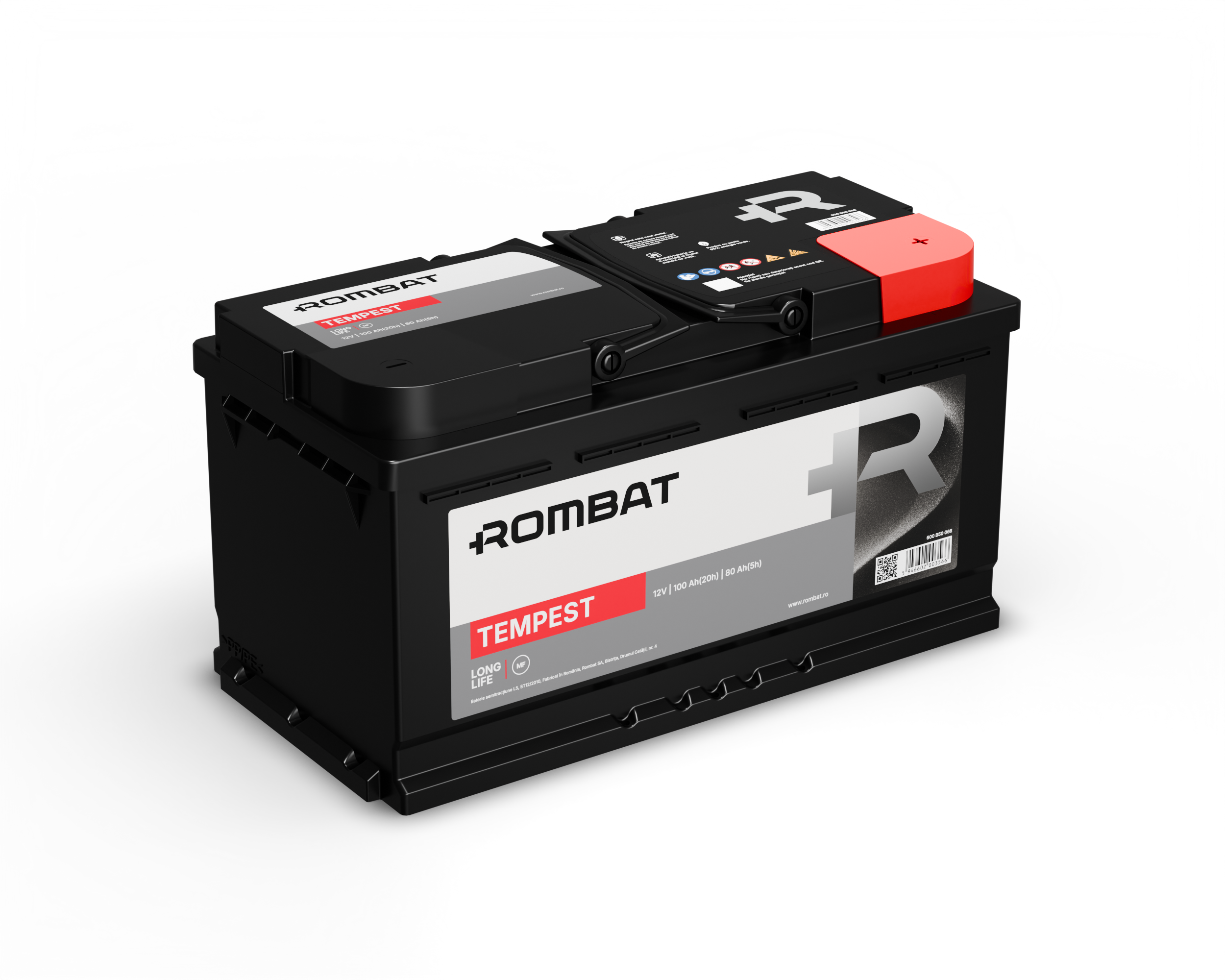 Acumulator Rombat Tempest 100 Ah ● Gama Semitractiune ● - 12140664