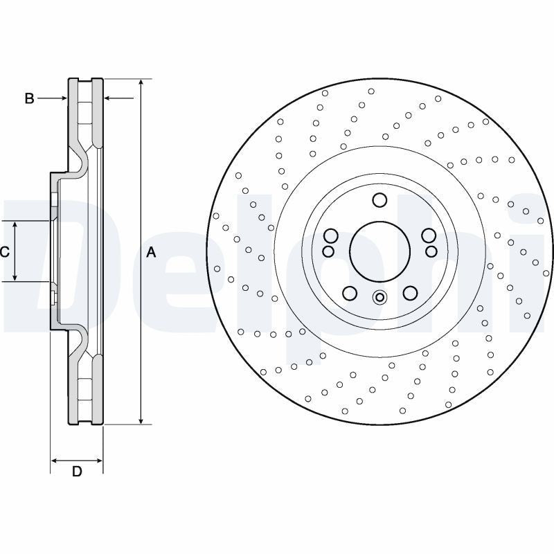 Disc frana BG9185C DELPHI