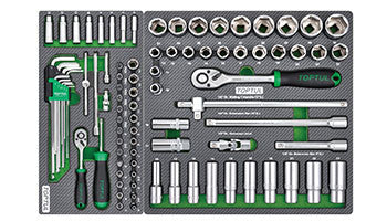 Dulap scule cu 7 sertare/ 322 piese Toptul - GE32203