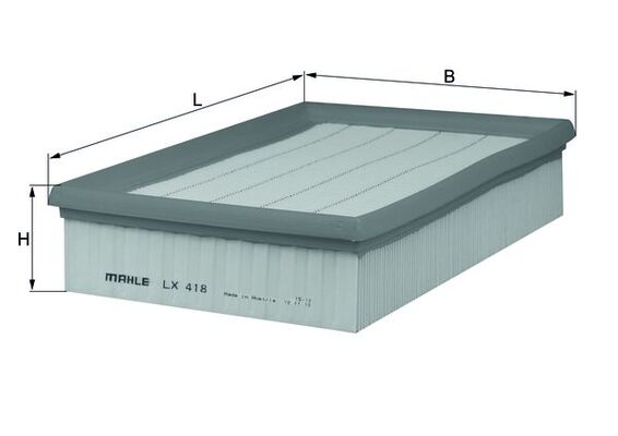 Filtru aer LX 418 MAHLE