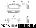 Radiator racire ulei, cutie de viteze automata CLC 222 000P MAHLE
