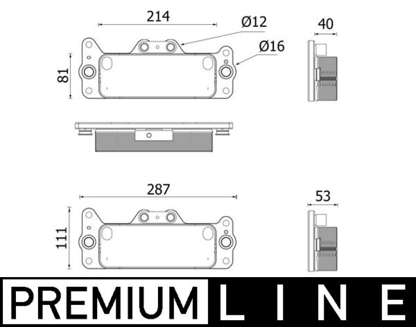 Radiator racire ulei, cutie de viteze automata CLC 222 000P MAHLE