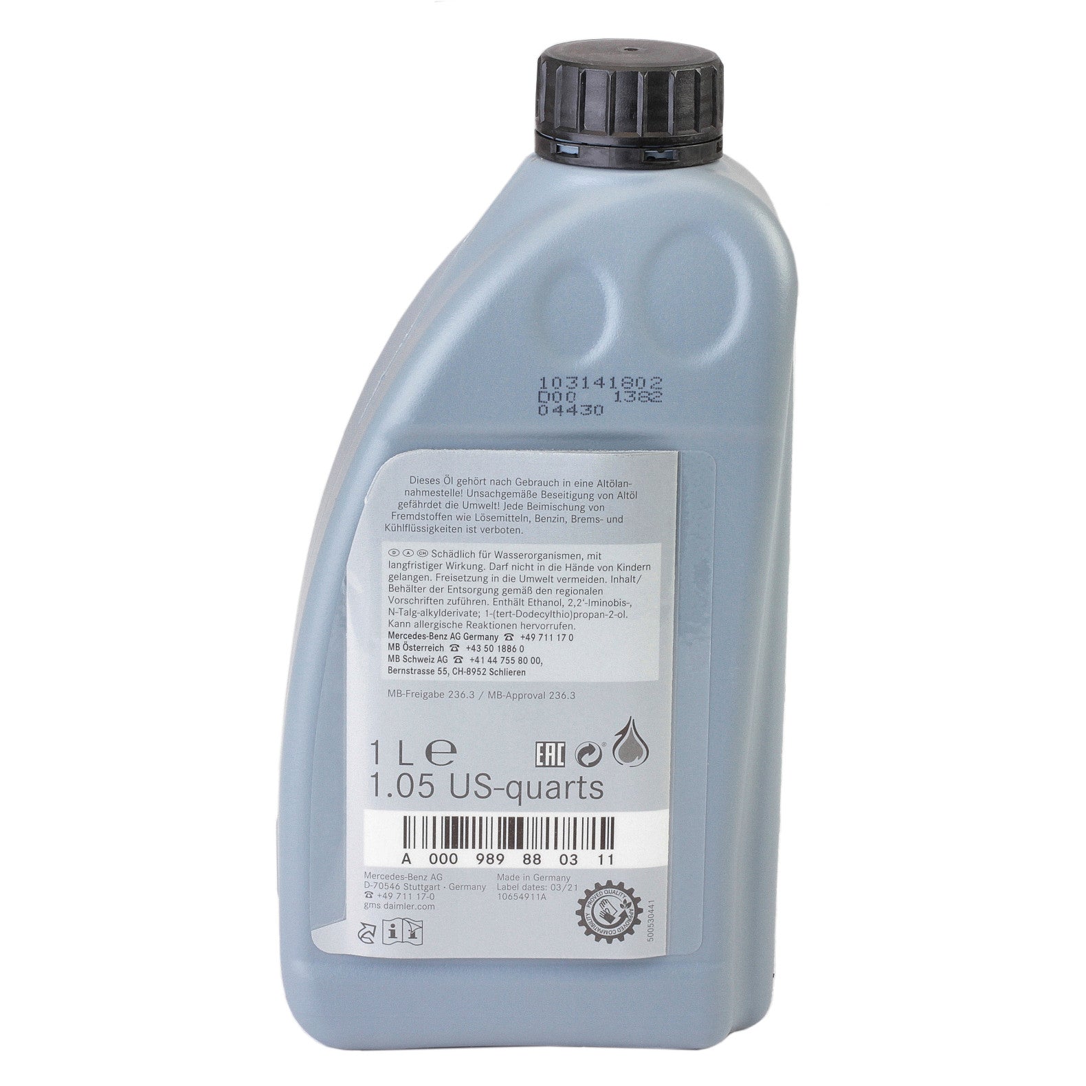 Ulei Servodirectie Mercedes (236.3) 1L - 43496238