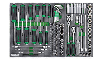 Dulap scule cu 7 sertare/ 322 piese Toptul - GE32203