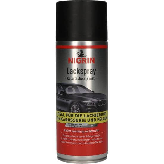 Spray vopsea, Nigrin, negru mat, 400 ml - 12132598