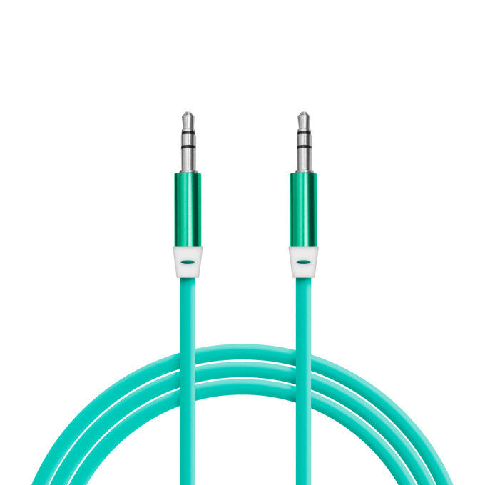 Delight - Cablu AUX - fişă jack 3,5 mm, înveliş silicon - 1 m Carguard - 55437