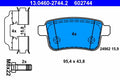 Set placute frana ATE 13.0460-2744.2