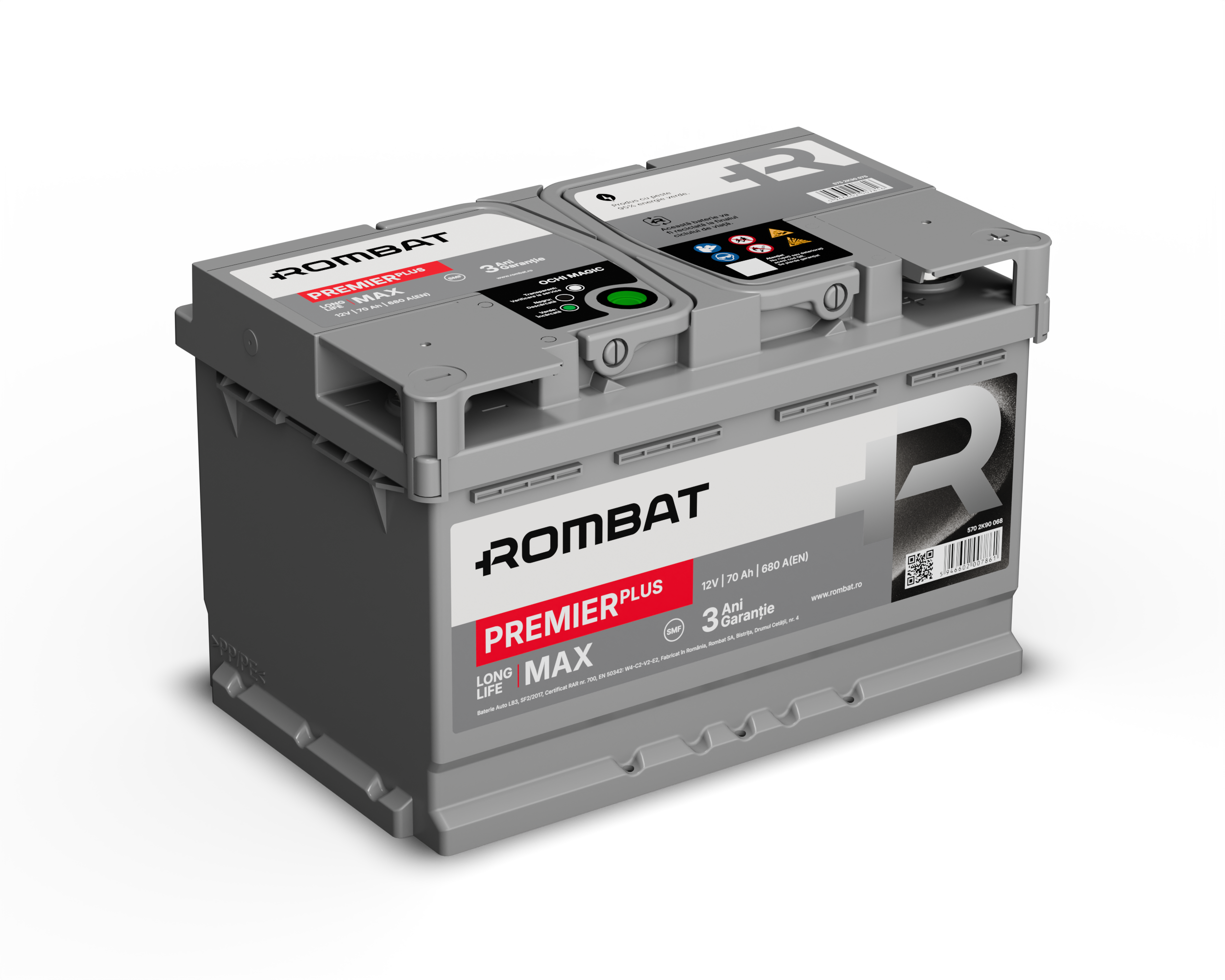 Acumulator Rombat Premier PLUS 70 Ah - 12193746