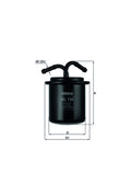 filtru combustibil KL 134 MAHLE