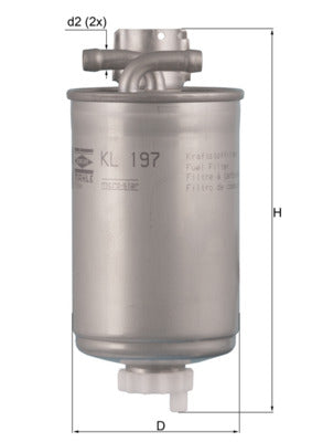filtru combustibil KL 197 MAHLE