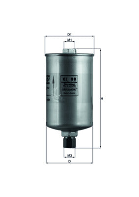 filtru combustibil KL 88 MAHLE