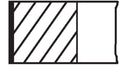 Set segmenti piston 012 18 N0 MAHLE