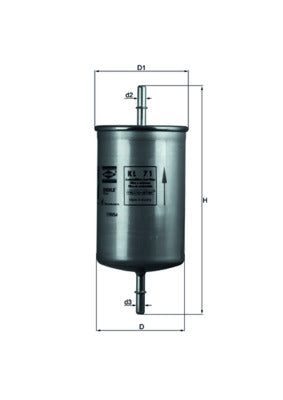 filtru combustibil KL 71 MAHLE