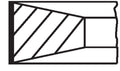 Set segmenti piston 040 06 N0 MAHLE