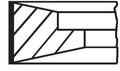 Set segmenti piston 061 06 N0 MAHLE