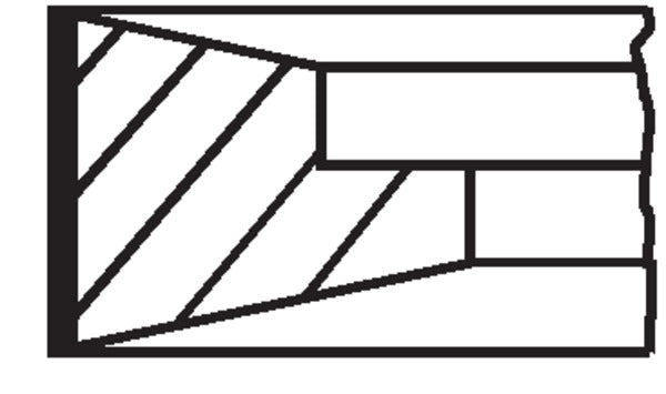 Set segmenti piston 061 06 N0 MAHLE