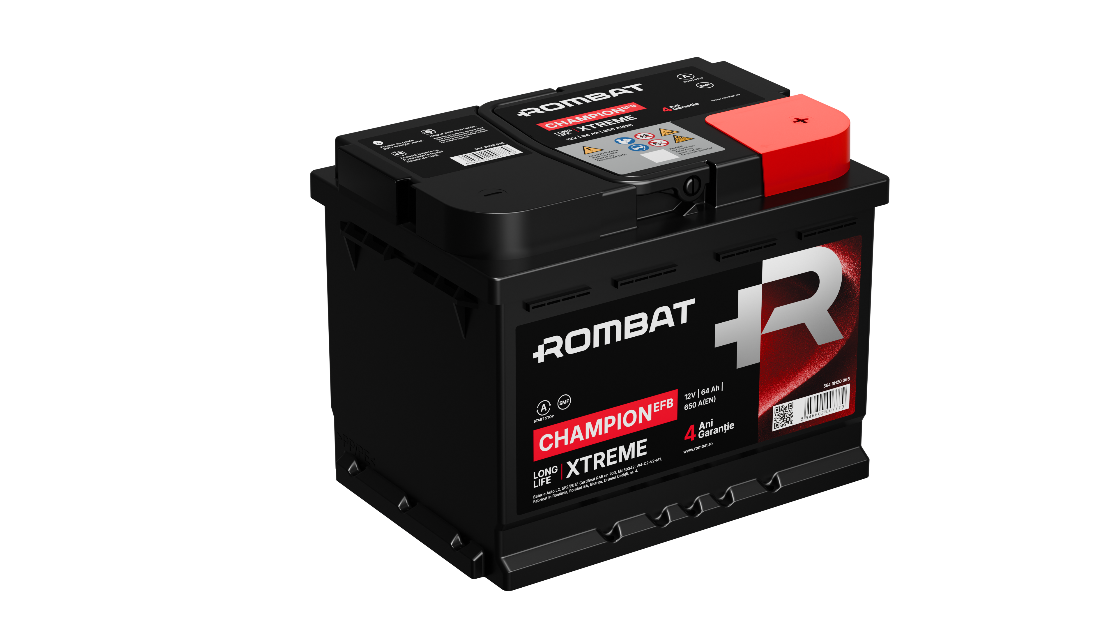 Acumulator Rombat Champion 64 Ah [Start-Stop] - 12192344