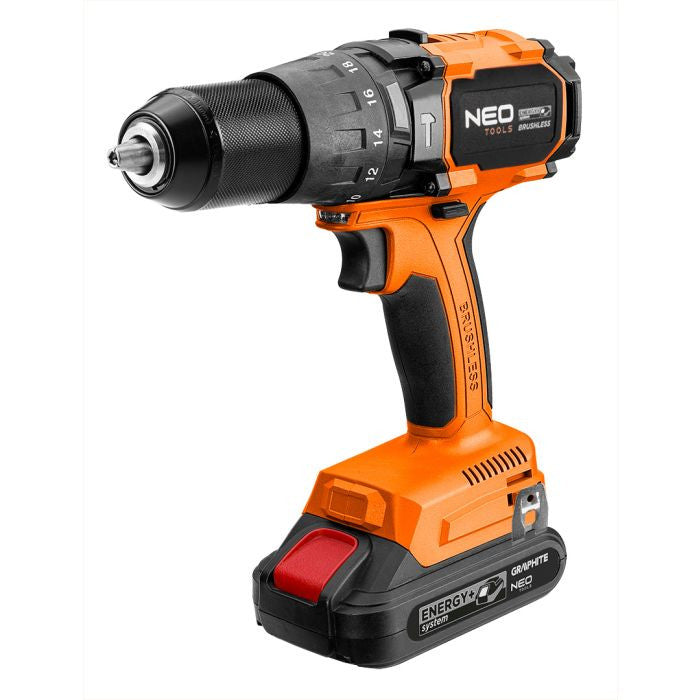 Mașină de găurit/înșurubat, Energy+, fără perii cu impact de 100 Nm Neo Tools - 4616