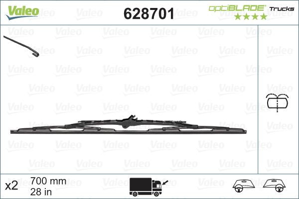 Lamela stergator 700 mm - 11182782