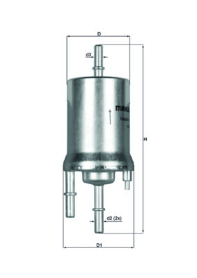 filtru combustibil KL 156/1 MAHLE