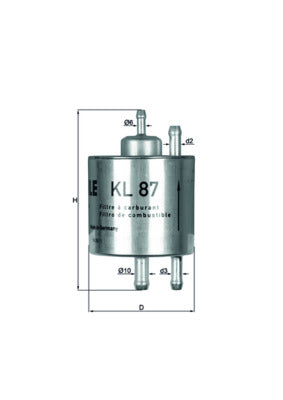 filtru combustibil KL 87 MAHLE