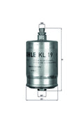 filtru combustibil KL 19 MAHLE