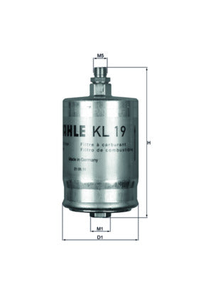 filtru combustibil KL 19 MAHLE