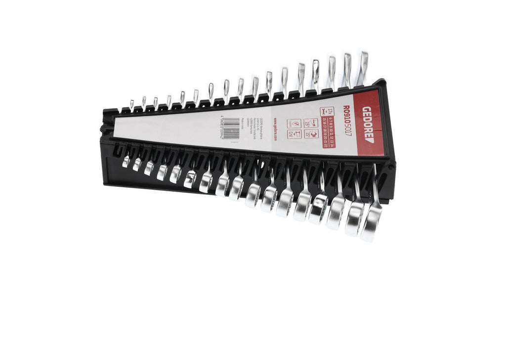 Set chei combinate 6 - 22 mm, metric, 17 piese, Gedore - 3300994