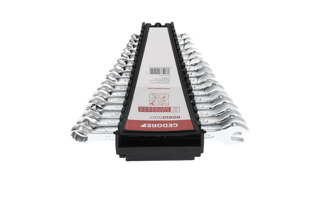 Set chei combinate 6 - 22 mm, metric, 17 piese, Gedore - 3300994