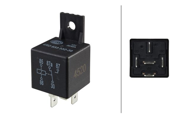 Releu, curent alimentare 4RD 933 332-391 HELLA