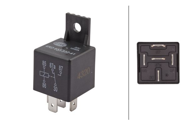 Releu, curent alimentare 4RD 933 332-411 HELLA