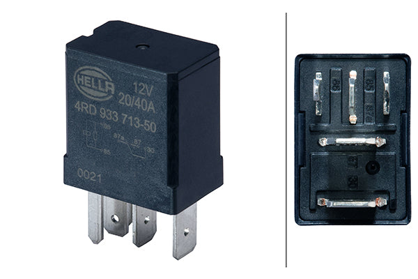 Releu, curent alimentare 4RD 933 713-501 HELLA