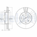 Disc frana BG3596 DELPHI